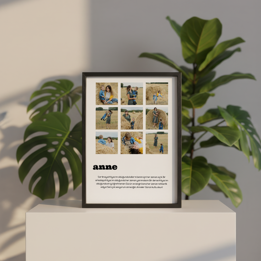 Anne Yazılı Poster Tablosu